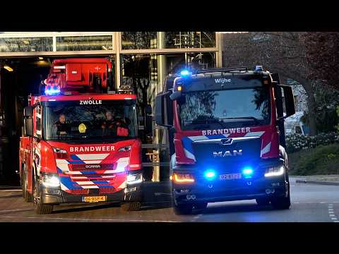 [Primeur] Middel brand in Heino | Brandweer Zwolle & Wijhe met spoed onderweg