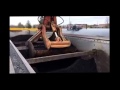 Delicate operator - check out them skills- metal bucket aluminum railcar
