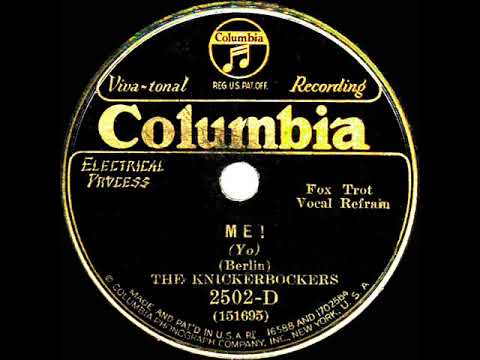 1931 Ben Selvin (as ‘The Knickerbockers’) - Me! (Dick Robertson, vocal)