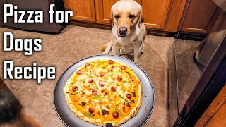 DIY Pizza for Dogs Recipe | Ghar pe Banaye Dog ke liye PIZZA | Very Easy and Tasty