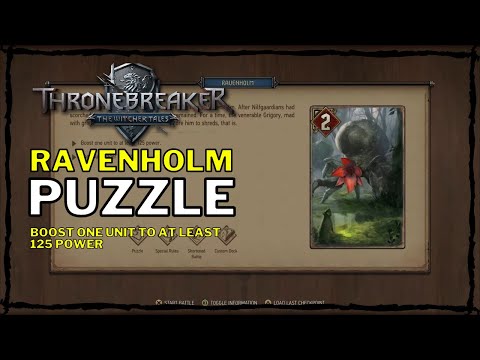 Thronebreaker: The Witcher Tales - Ravenholm Puzzle [Boost one unit to at least 125 power] (Rivia)