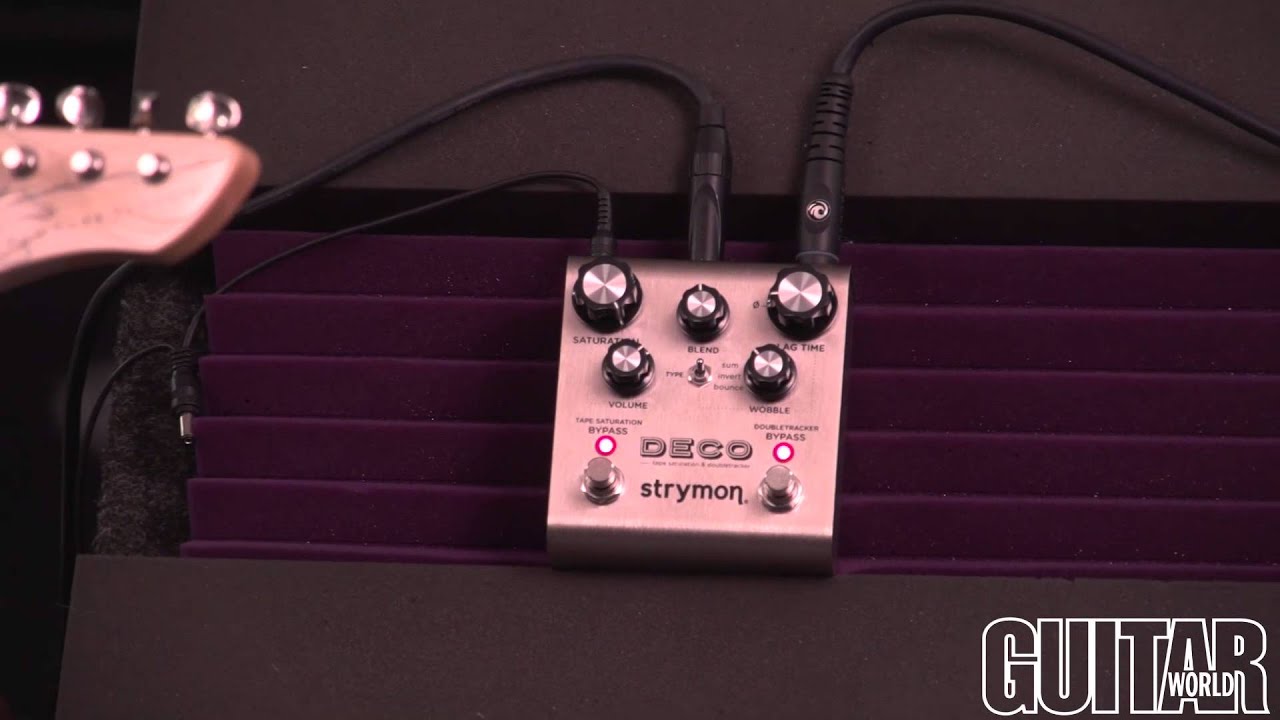 Strymon Deco Tape Saturation and Doubletracker Pedal - YouTube