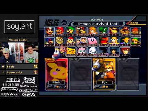 Sock vs Spencer69 - Soylent Proving Grounds - Melee Singles