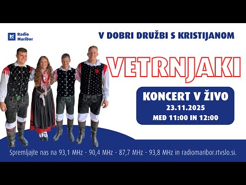 🎶 V dobri družbi s Kristijanom – Vetrnjaki (v živo) 🎶