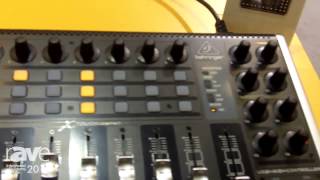 Video thumbnail for ISE 2014: Behringer Displays X-Touch Compact Universal Control Surface by rAVe [PUBS]