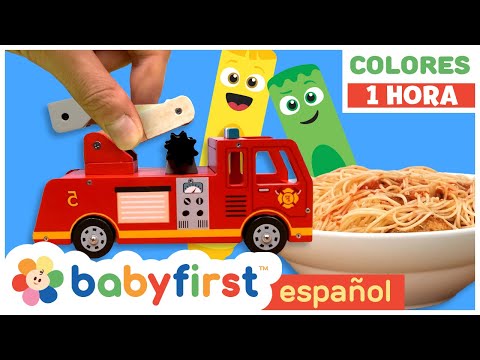 Colores en español para niños | Magia de La Pandilla de Colores | Espaguetis y mas | Babyfirst TV