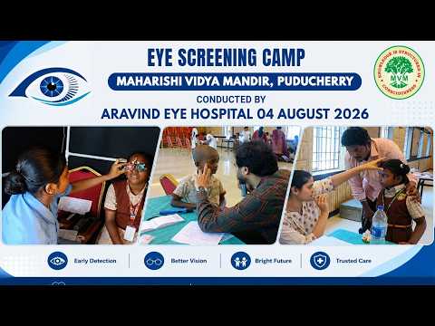 Eye Screening Camp | MVM, Puducherry | Conducted by Aravind Eye Hospital | 04 August 2026