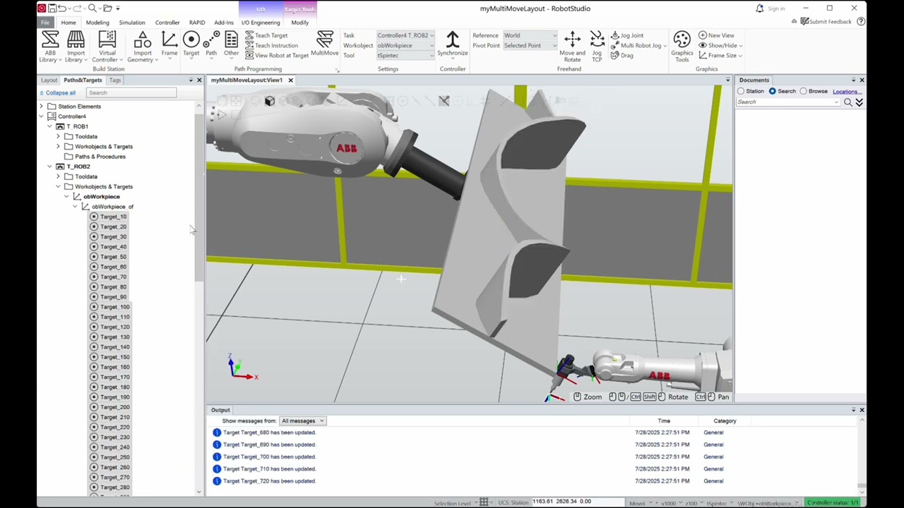 Module 9: MultiMove | RobotStudio Tutorial