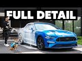 30 Hour Mustang Detail - Wash, Polish & Coating [ASMR]