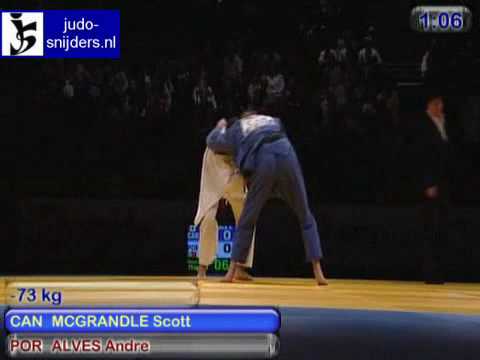 Judo 2009 Birmingham: McGrandle (CAN) - Alves (POR) [-73kg]