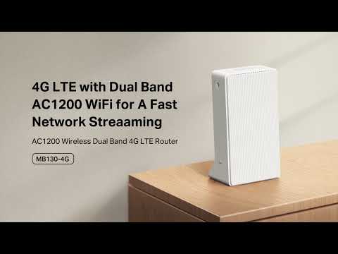 Router Mercusys MB130-4G AC1200 Wireless Dual Band 4g LTE