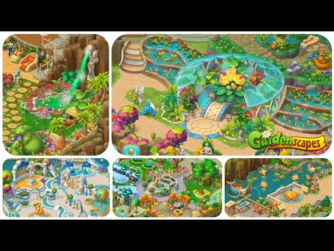 Gardenscapes: All Areas Completed #gardenscapes