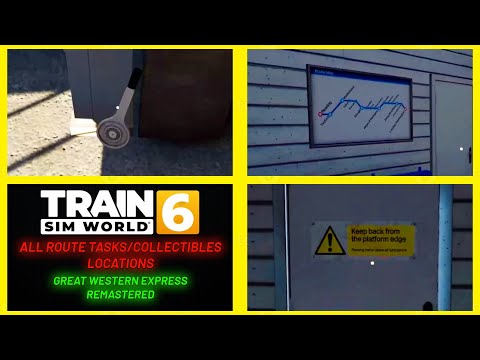 All Route Tasks/Collectibles Locations | Great Western Express Remastered | Train Sim World 6