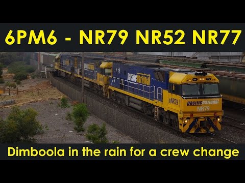 6PM6 - NR79 NR52 NR77 Dimboola - Australain Railways