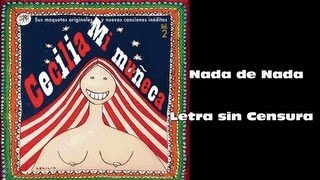 Cecilia - Nada de Nada - Nuevo disco 2012 - Letra Original sin Censura - 3D &amp; HD