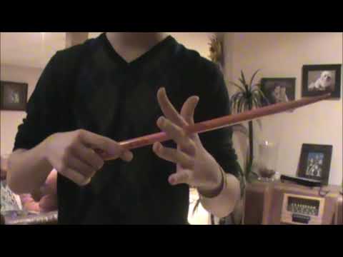 Beginner Drummer Stick Trick - Basic Rock Stick Twirl - Lesson 1