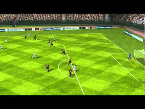 FIFA 14 iPhone/iPad - Troyanos vs. FC Barcelona