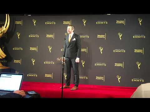 Thumbnail for Chris O’Dowd: 2019 Emmys speech backstage for 'State of the Union'