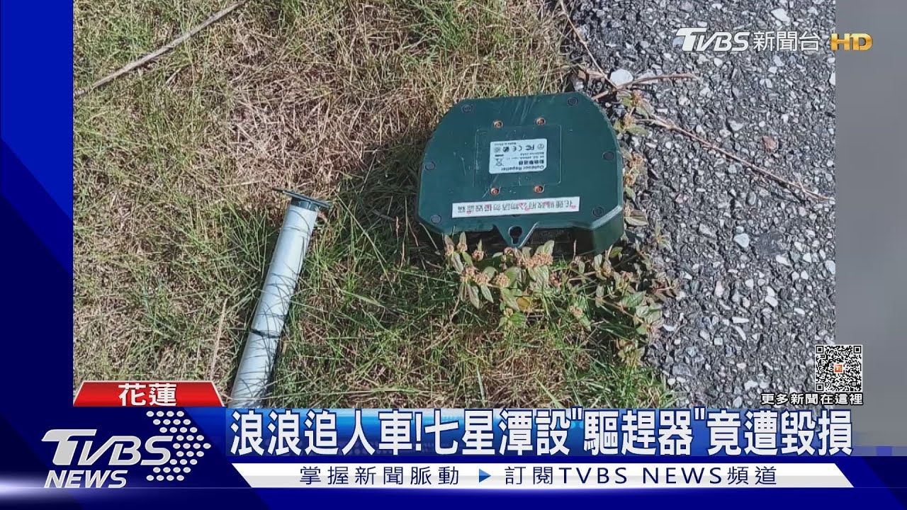 浪浪追人車!七星潭設「驅趕器」竟遭毀損