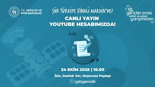 Kültür ve Sanat Yarışmaları  Türkiye Finali Şiir Kategorisi MARDİN