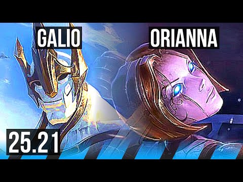 GALIO vs ORIANNA (MID) | 5/3/10 | KR Challenger | 25.21