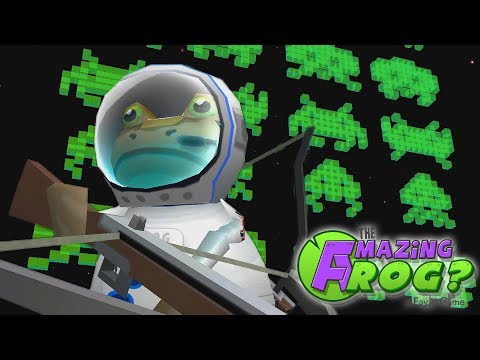 AMAZING FROG PLAYS SPACE INVADERS | The Amazing Frog Gameplay PART 17