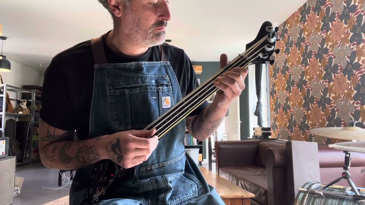 Ashbory bass (Fender) , sound test, so deep!