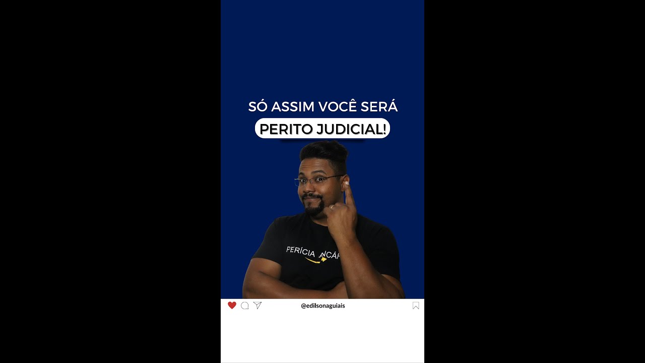 SÓ ASSIM VOCÊ SERÁ PERITO JUDICIAL! | #SHORTS