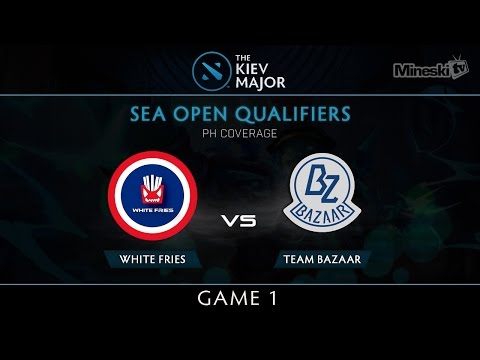 White Fries Gaming vs Team Bazaar | Kiev Major Open Qualifier | Semifinals | Best of 3 | Game 1