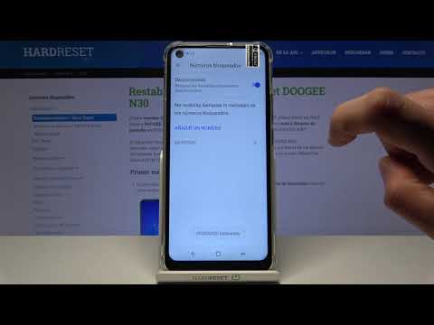 Cómo bloquear a un contacto en DOOGEE N30 - bloquear números