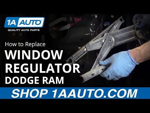 How to Replace Rear Window Regulator 02-08 Dodge Ram 1500