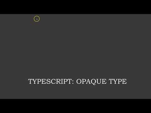 Typescript opaque type