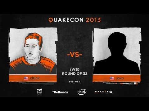 QuakeCon 2013: Round of 32 - cl0ck vs. jokO