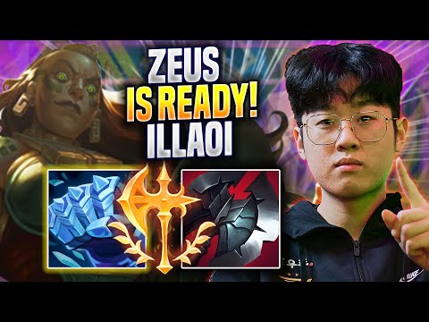 ZEUS IS READY FOR ILLAOI! - T1 Zeus Plays Illaoi TOP vs K'sante! | Preseason 2023