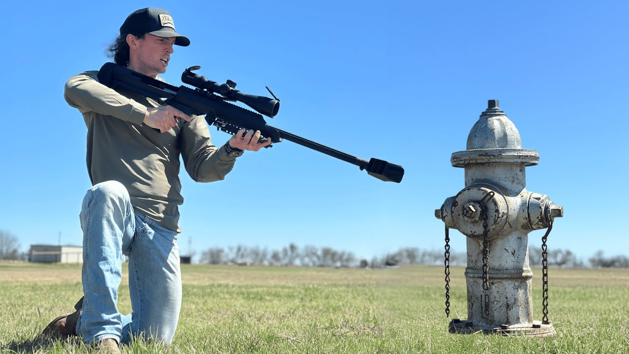 Can a Fire Hydrant Stop a 50 Cal Sniper Rifle?