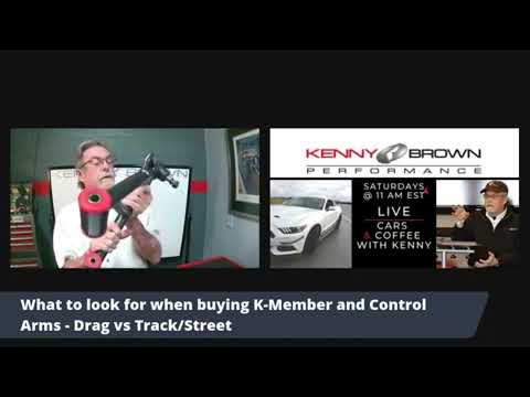 Kenny Talks Tech on Mustang Drag Race and Road Race K-Members and Front Control Arms