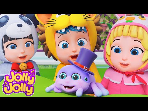 Kicsiny pók, három kis cica + több | Jolly Jolly - Tanulj és játssz - Mondókák