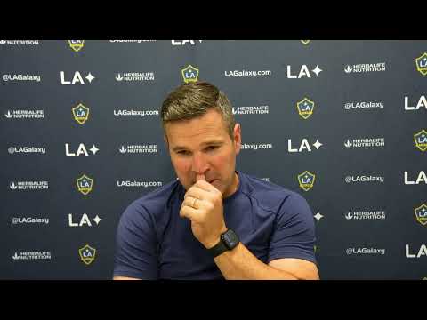 Greg Vanney speaks to media on the LA Galaxy's performance on the road against Dallas