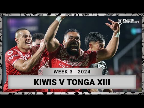 NRL Highlights | Pacific Championship 2024 | New Zealand Kiwis v Tonga XIII | Full Match Replay