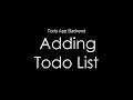 Writing Code Building Todo List App Backend Session 3 Adding Todo List