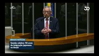 Brasil-Japão: Congresso Nacional celebra 118 anos de imigração japonesa no país