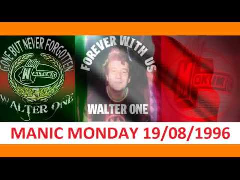 #58 DJ Walter One live @ Power Station 1996-08-19 MANIC MONDAY classic Hard Trance Hardcore Gabber