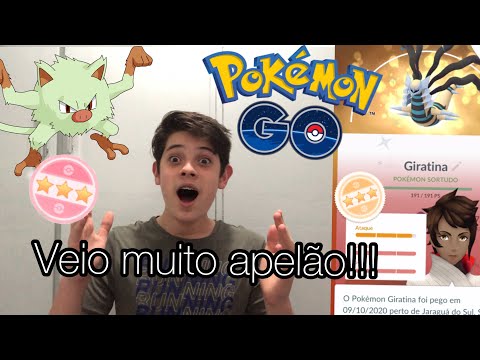 Fazendo troca lucky de giratina shiny !!! Veio MUITO APELÃO!!!! check shiny em 100% — Pokémon go