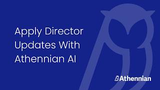 Apply Director Updates With Athennian AI