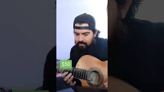 Guitarra de $50 vs $3000