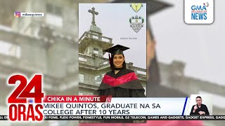 Download lagu Mikee Quintos, graduate na sa college after 10 years | 24 Oras mp3