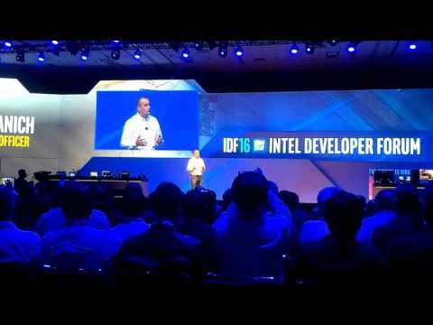 Intel Developer Forum 2016 keynote