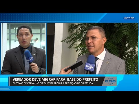 Vereador Gustavo de Carvalho deve migrar para base de reeleição de Dr Pessoa 29 03 2023