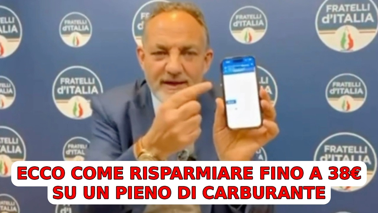 MELCHIORRE: "ECCO COME RISPARMIARE FINO A 38€ SU UN PIENO DI CARBURANTE"