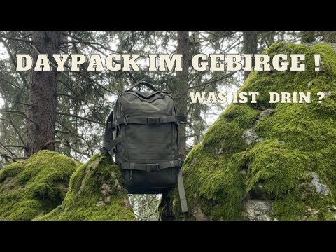 Daypack im Gerbirge! Was nehme ich im Alpinen Gelände mit? #bushcraft #military #survival